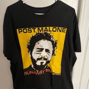 Large Post Malone Runaway Concert Tee